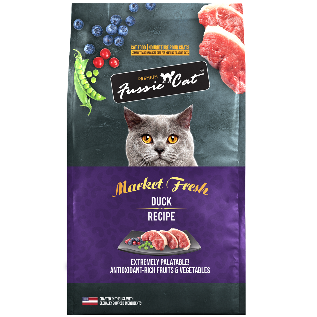 Fussie Cat Dry Cat Food - Market Fresh Duck
