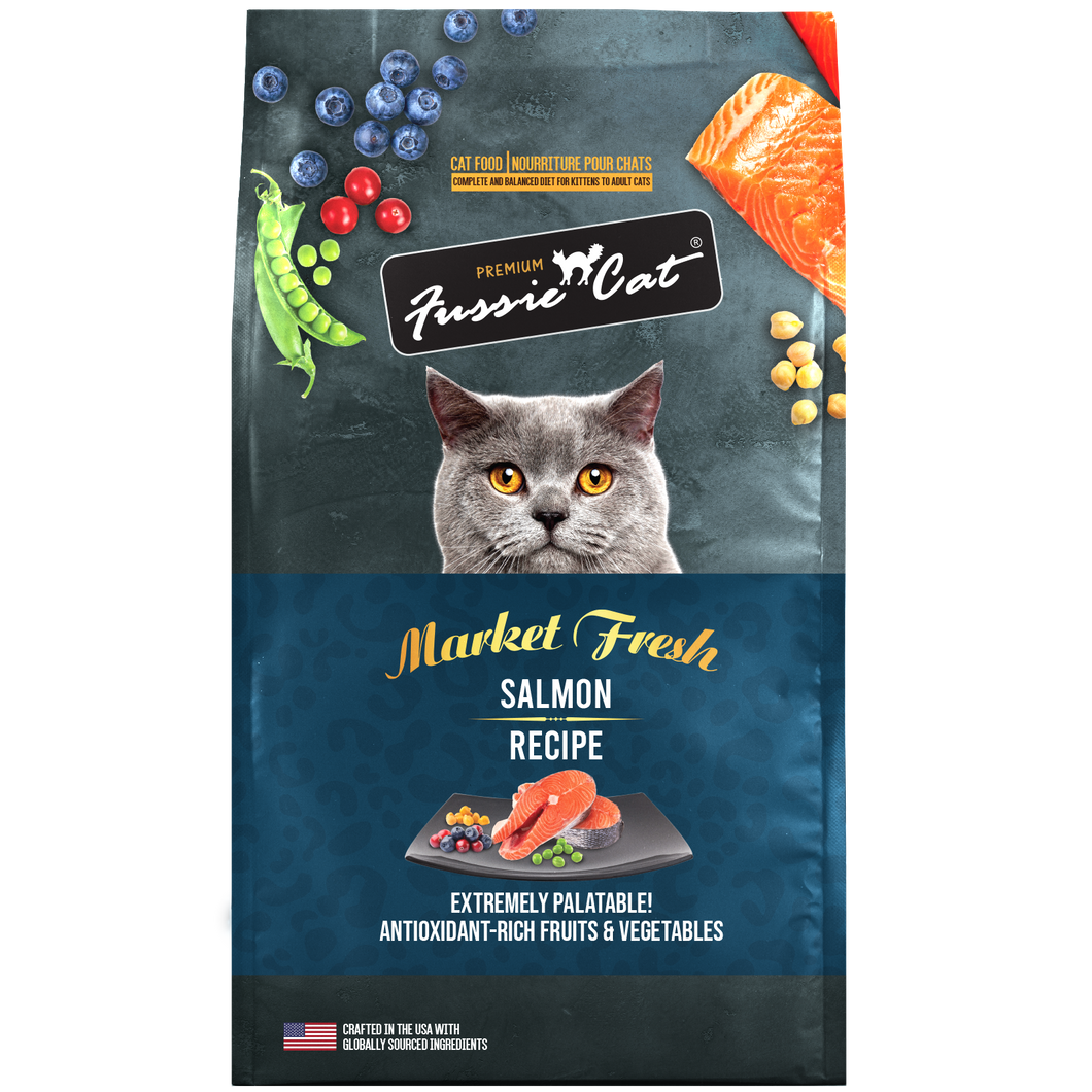 Fussie Cat Dry Cat Food - Market Fresh Salmon