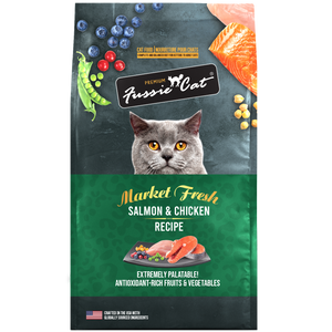 Fussie Cat Dry Cat Food - Market Fresh Salmon & Chicken