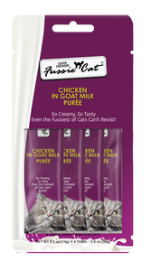 Fussie Cat Goat Milk Purée - Chicken 4pk 2oz Bag