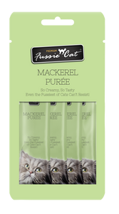 Fussie Cat Purée - Mackerel 4pk 2oz Bag