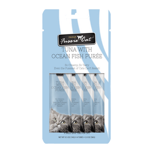Fussie Cat Purée - Tuna with Oceanfish 4pk 2oz Bag
