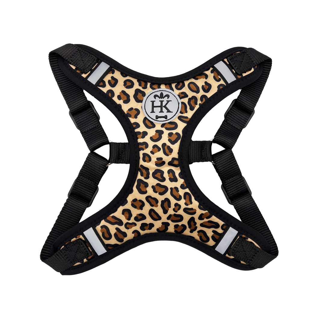 Huxley & Kent Printed Scout Harness - Tan Leopard