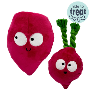 Lulubelle's Pop 'n Fetch Dog Toy - Beet