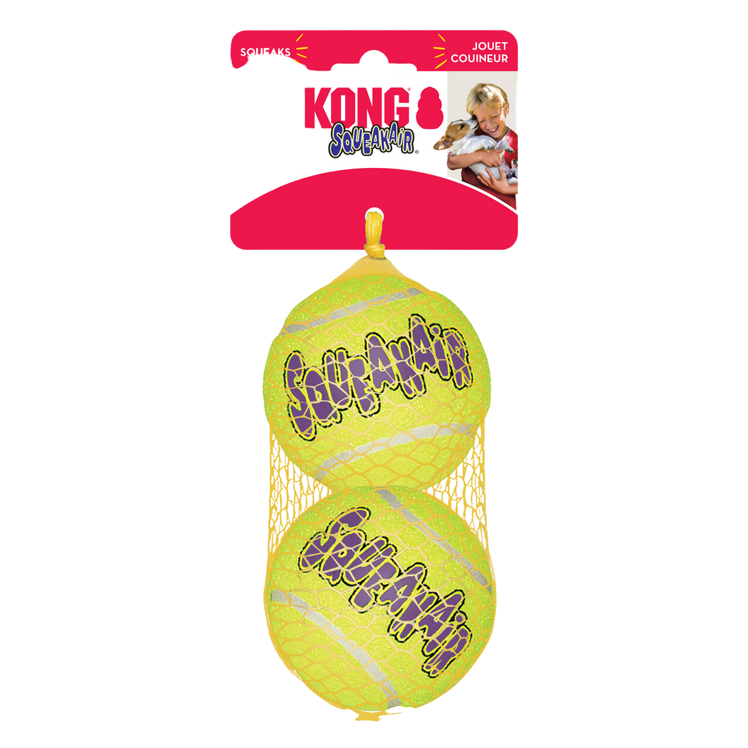 Kong Squeakair Ball 2pk for Large Dogs