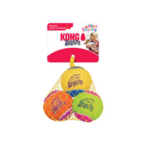 Kong Squeakair Birthday Ball 3pk for Medium Dogs
