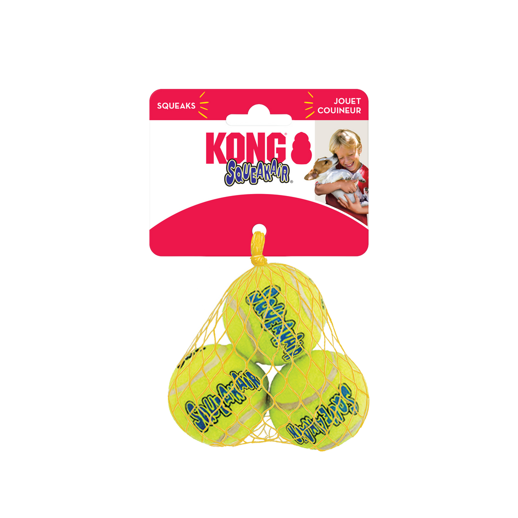 Kong Squeakair Ball 3pk for Small Dogs