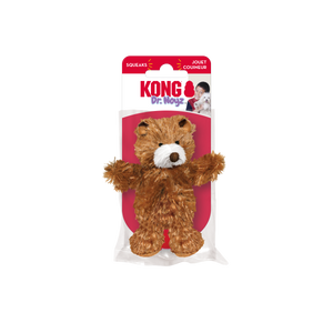 Kong Dr. Noyz Teddy Bear Plush Dog Toy - XS