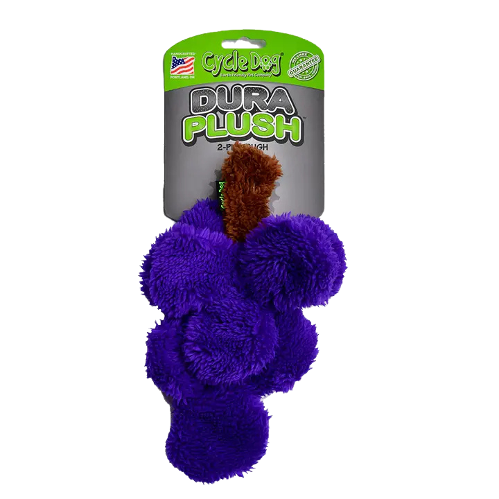Cycle Dog Duraplush Grapes Dog Toy