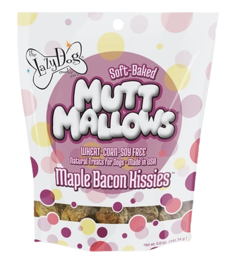 The Lazy Dog Cookie Company Mutt Mallows - Maple Bacon Kissies 5oz Bag