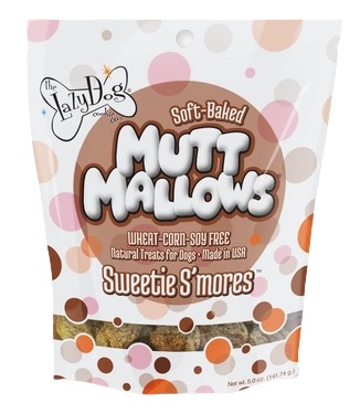 The Lazy Dog Cookie Company Mutt Mallows - Sweetie S'mores 5oz Bag