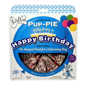 The Lazy Dog Cookie Company The Original Pup-Pie for Dogs -Happy Birthday for A Charming Boy 5oz