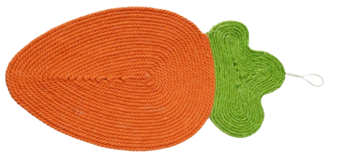 Cheerhunting Cauli - Fruit Scratcher Pad for Cats - Carrot