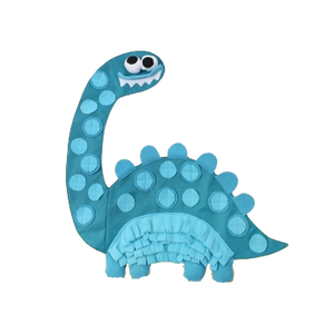 Cheerhunting Snuffy - Playful Blue Dinosaur Snuffle Mat