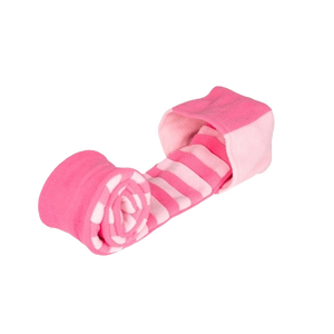 Cheerhunting Snuffy - Roll-Up Colorful Pet Snuffle Mat - Pink MED