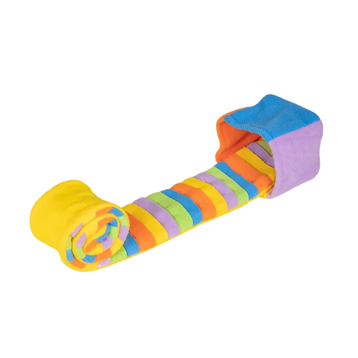Cheerhunting Snuffy - Roll-Up Colorful Pet Snuffle Mat - Rainbow SM