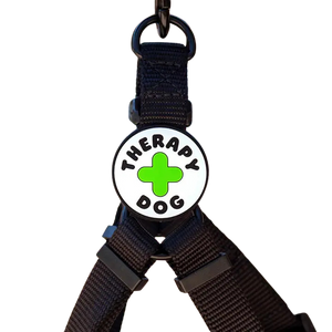 Jiby Dog Crew Silicone Dog Badge Charm - Therapy Dog