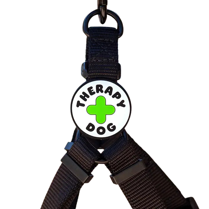 Jiby Dog Crew Silicone Dog Badge Charm - Therapy Dog