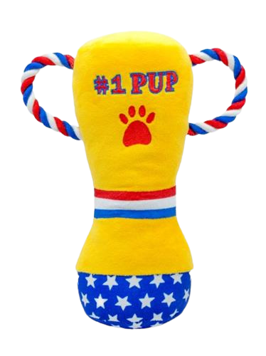 ThoozyPet #1 PUP Trophy Plush Dog Toy 9