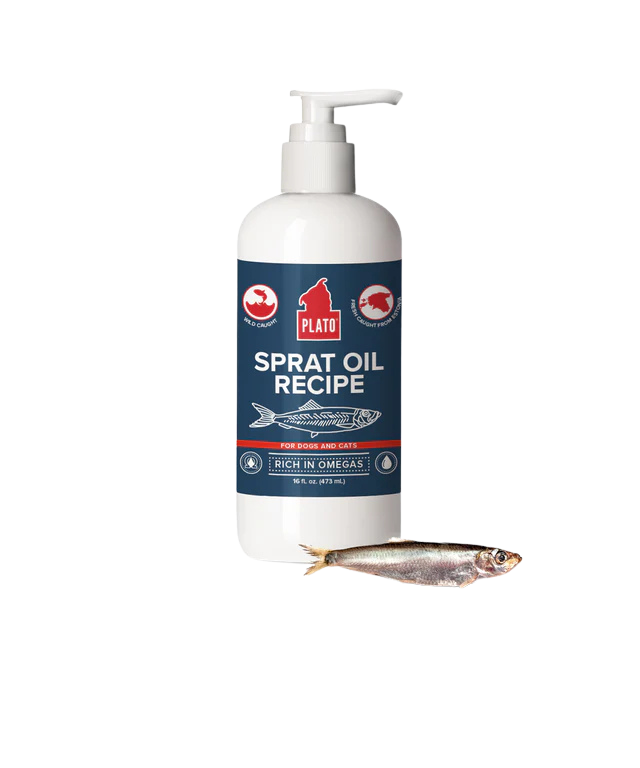 Plato Baltic Sprat Oil 16oz Bottle