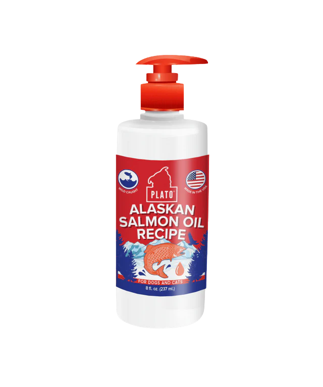 Plato Wild Alaskan Salmon Oil 8oz Bottle