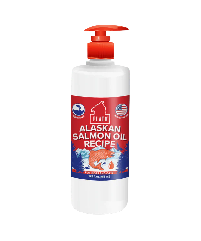 Plato Wild Alaskan Salmon Oil 15.5oz Bottle