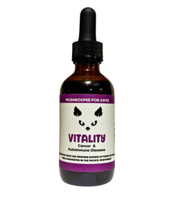 MycoCAT Vitality - Mushroom Extract & Adaptogen Tincture 2fl oz 60ml Dropper