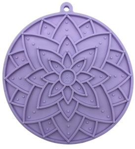SodaPup Lotus Design Emat Enrichment Licking Mat - Pastel Purple
