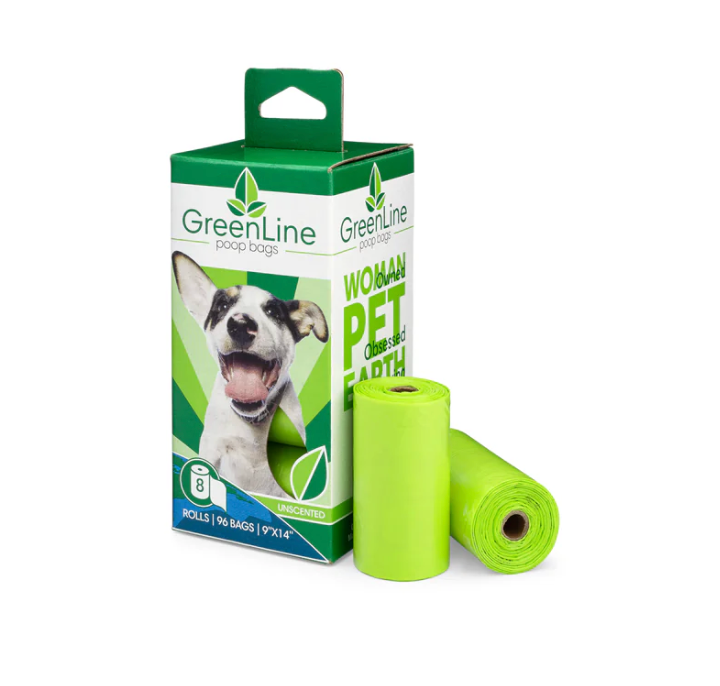GreenLine Poop Bags 8-roll Pack (9