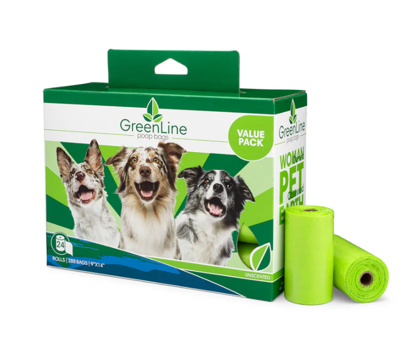 GreenLine Poop Bags 24-roll Pack (9