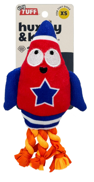 *Seasonal - SUMMER* Lulubelles® Tiny Tuffs Dog Toy - Rocket Man