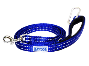 BayDog Pensacola Bay Dog Leash 6' for Small Dogs - Baydog Blue
