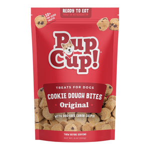 PupCup Frozen Cookie Dough Bites for Dogs - Original Flavor 8oz bag