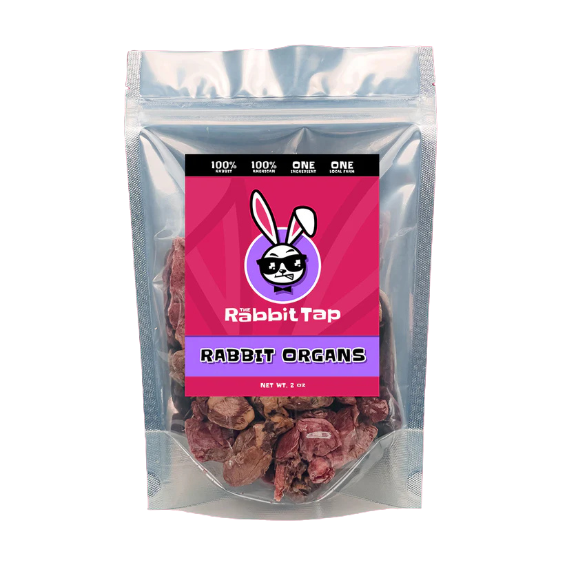 The Rabbit Tap Dehydrated Rabbit Organs 2oz Bag