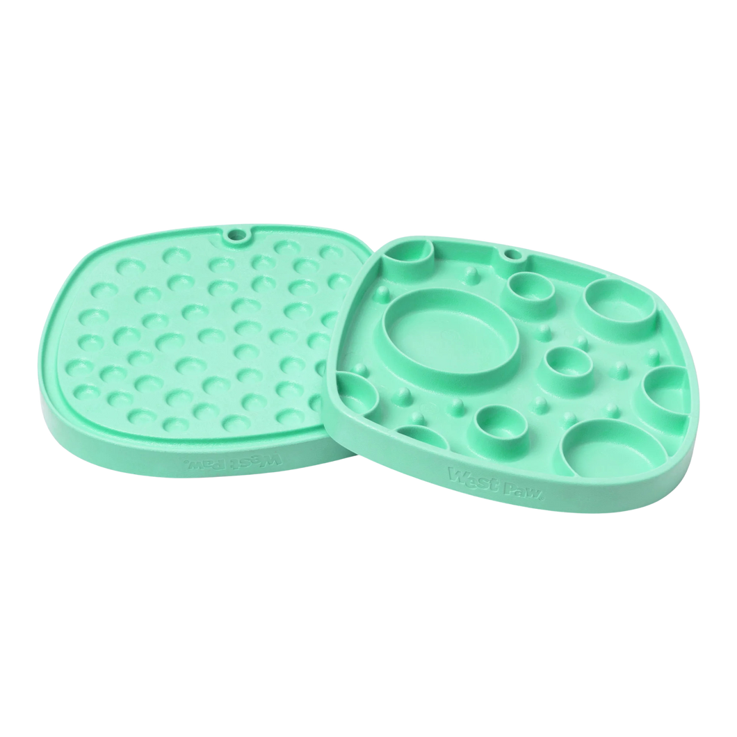 West Paw Feast Mat Mint / Bubbles