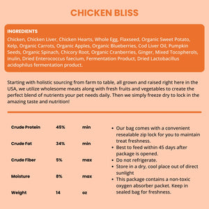 Shepherd Boy Farms Freeze-Dried Dog or Cat Food - Chicken Recipe 14oz bag