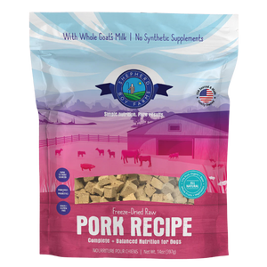 Shepherd Boy Farms Freeze-Dried Dog or Cat Food - Pork Recipe 14oz bag