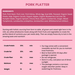 Shepherd Boy Farms Freeze-Dried Dog or Cat Food - Pork Recipe 14oz bag
