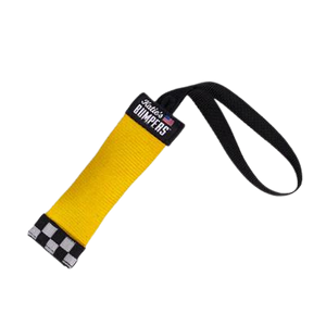Katie's Bumpers Mini Sqwuggie Dog Toy - Yellow