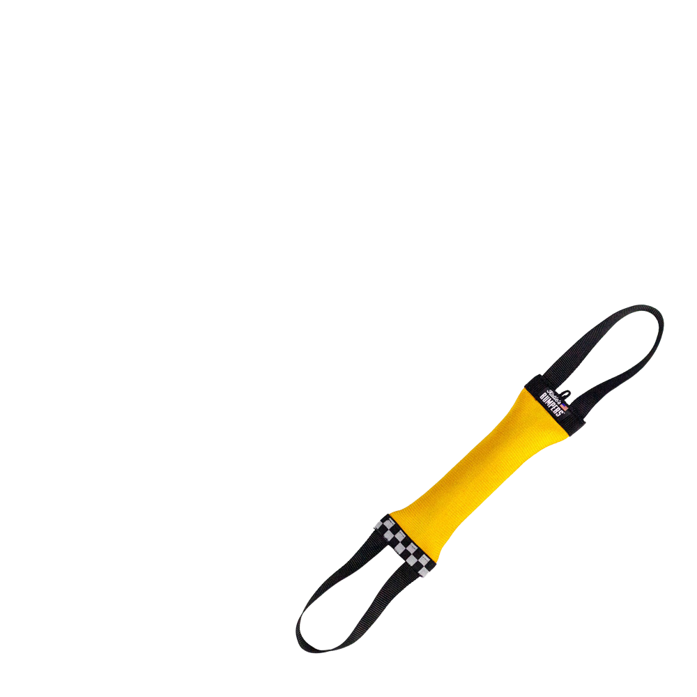 Katie's Bumpers Double Tug Dog Toy - Yellow