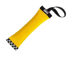 Katie's Bumpers Super Sqwuggie Dog Toy - Yellow