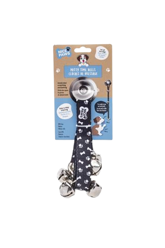 Nice Paws Potty Time Bells - Black