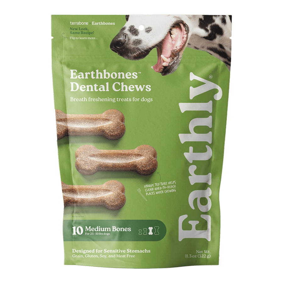 Earthly Earthbones Dental Chews - Medium - 10ct