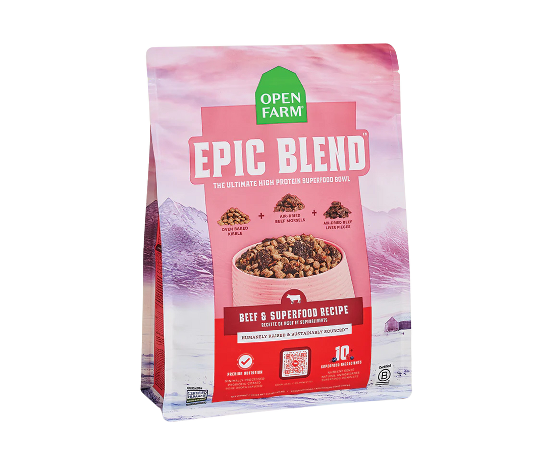 Open Farm Dry Dog Food Epic Blend Beef & Superfood Recipe