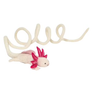 Cat In the Box LLC Wool Axolotl Cat Toy W/ 5' Tether