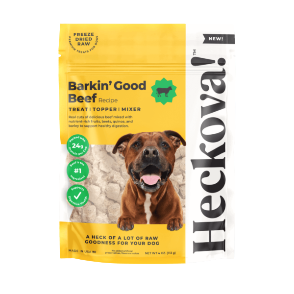 Heckova! Chop Barkin' Good Beef for Dogs 4oz Bag