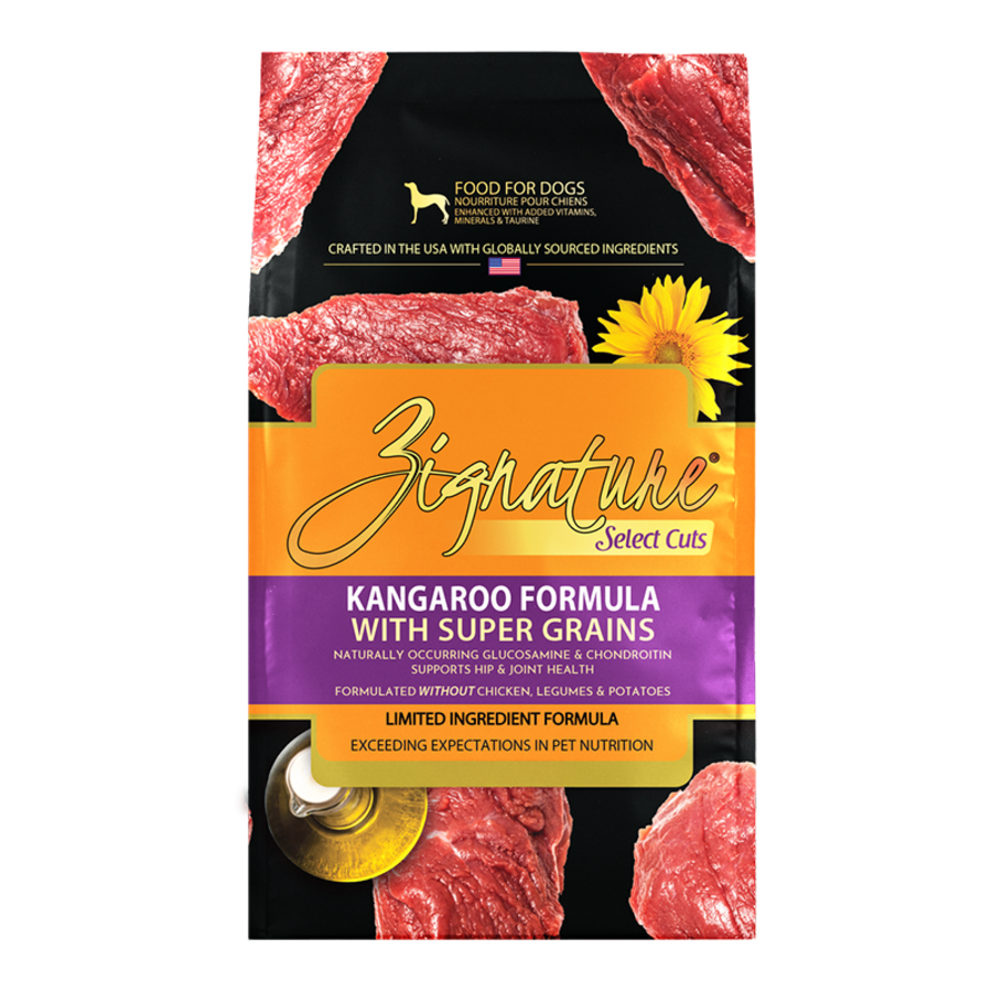 Zignature Dry Dog Food Select Cuts Kangaroo Formula