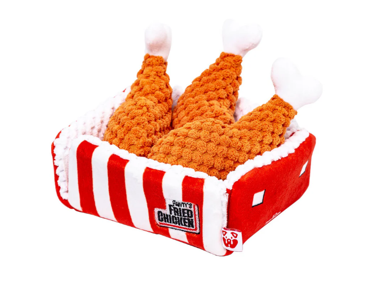 PAWTY Dog Toys Fried Chicken Interactive Snuffle Mat