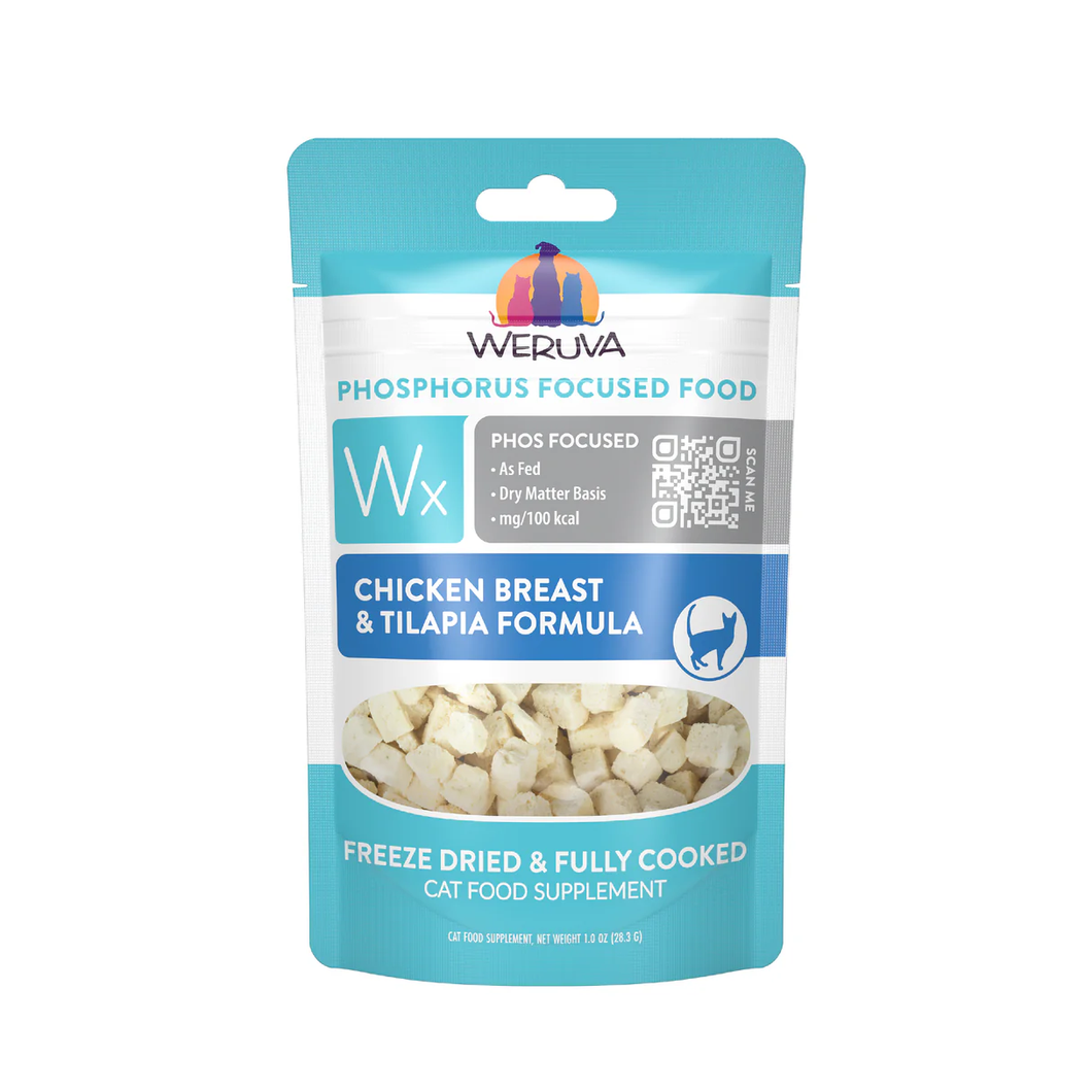 Weruva Freeze-Dried Fully-Cooked Cat Food Supplement - Chicken Breast & Tilapia Formula