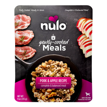Load image into Gallery viewer, Nulo Gently-Cooked Meals - Pork &amp; Apple Recipe Adult Dog Food 9oz Pouch